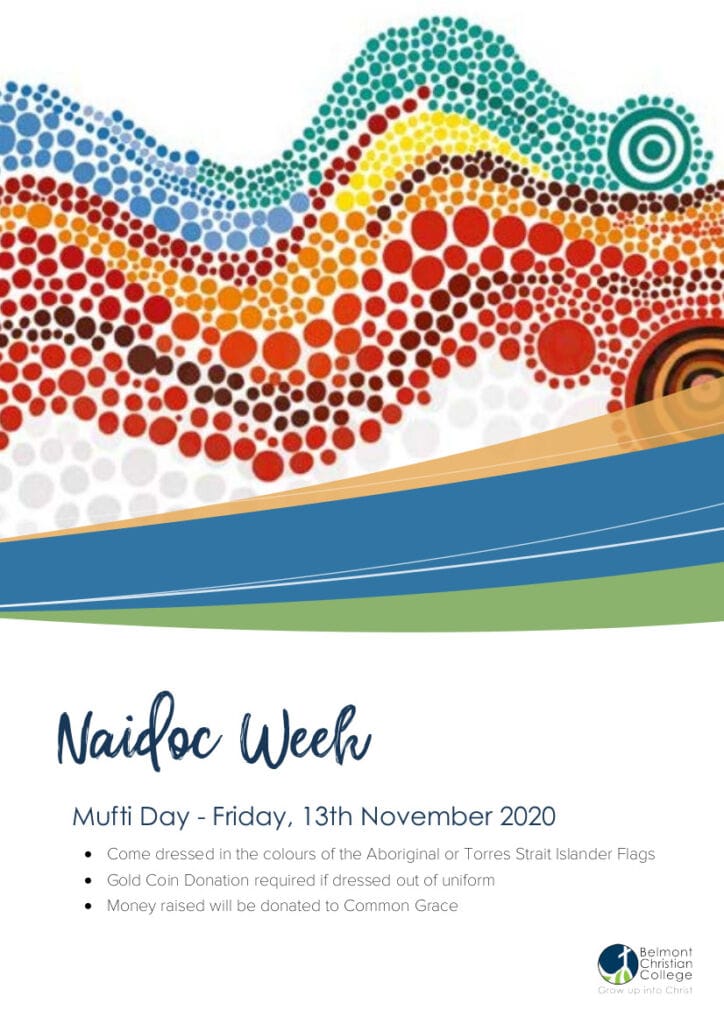 NAIDOC Week Mufti Day, Naidoc Week Flyer