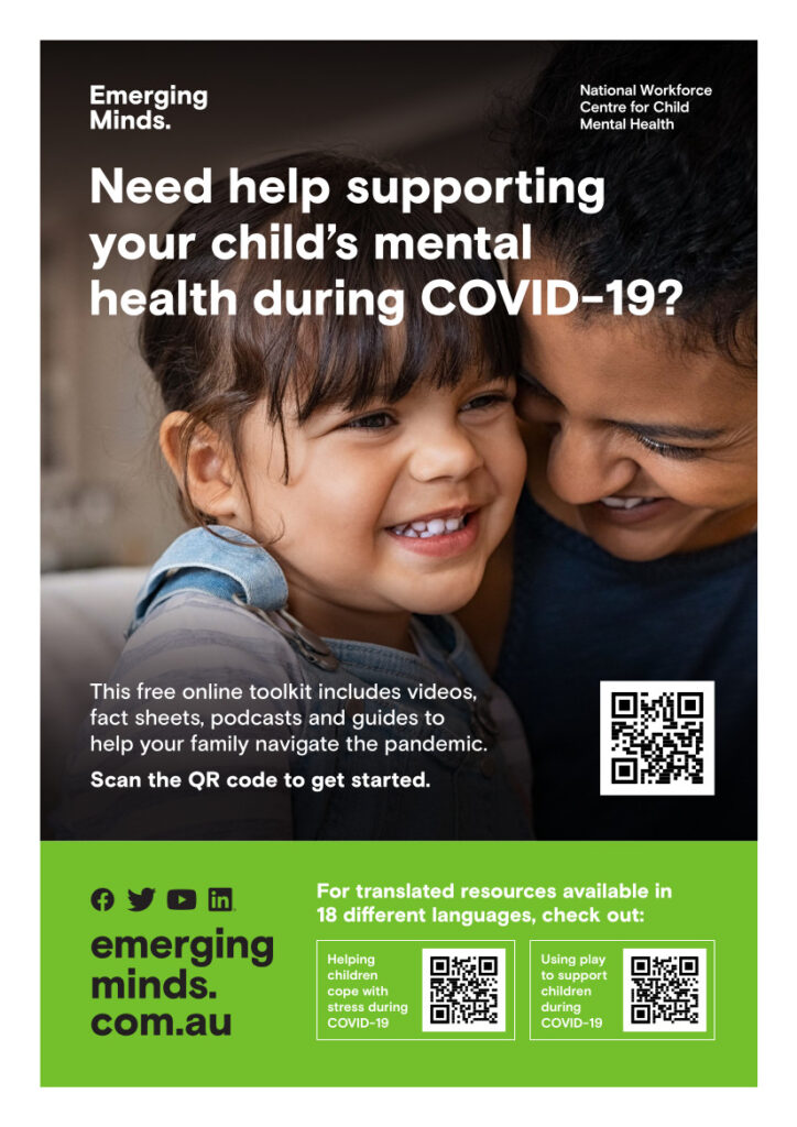Parent and Caregiver Webinars, Pandemic toolkit poster final