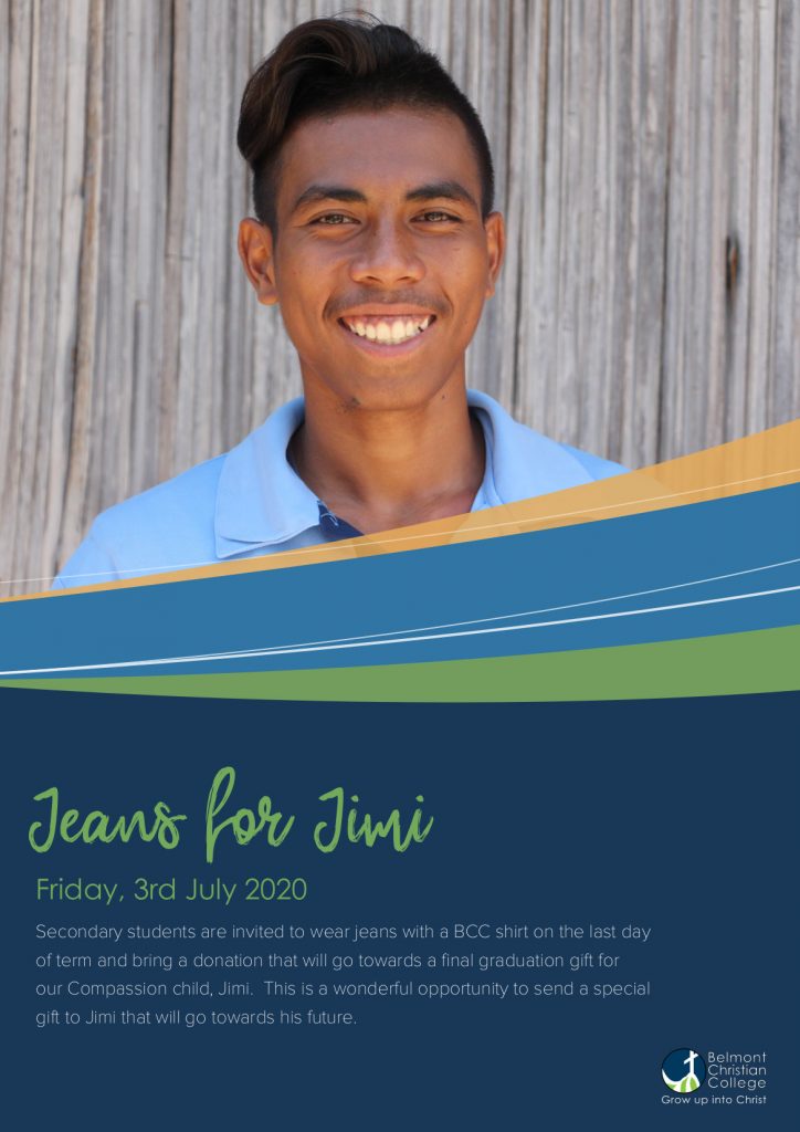 'Jeans for Jimi' Mufti-Day, Jeans for Jimi Day
