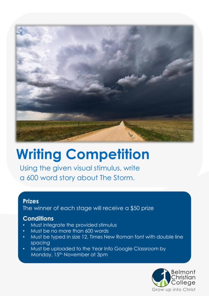 Creative Writing Competition, Writing Competition NMiller