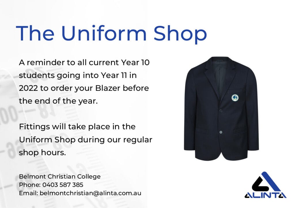 Uniform Shop News, BCC Blazer Flyer