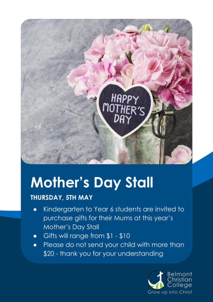 Mother's Day Stall, Mothers Day Flyer 2022