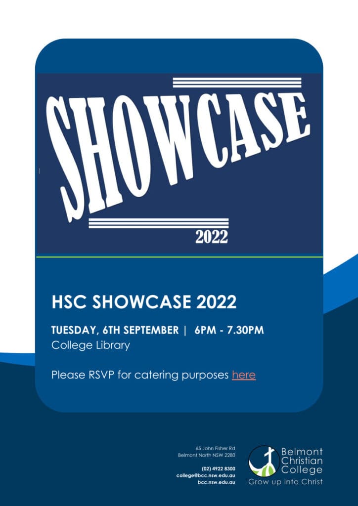 HSC Showcase, 2022 HSC Showcase