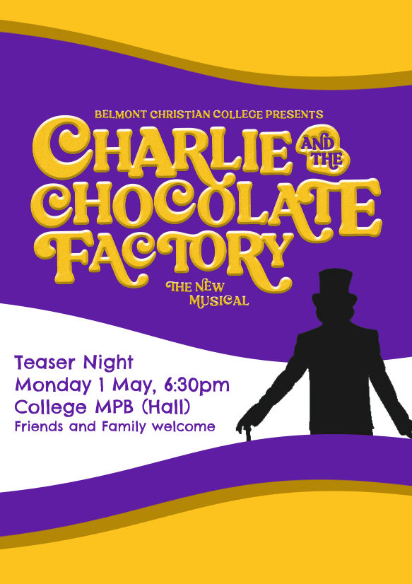 Creative Arts News, Charlie Chocolate Teaser Flyer 1