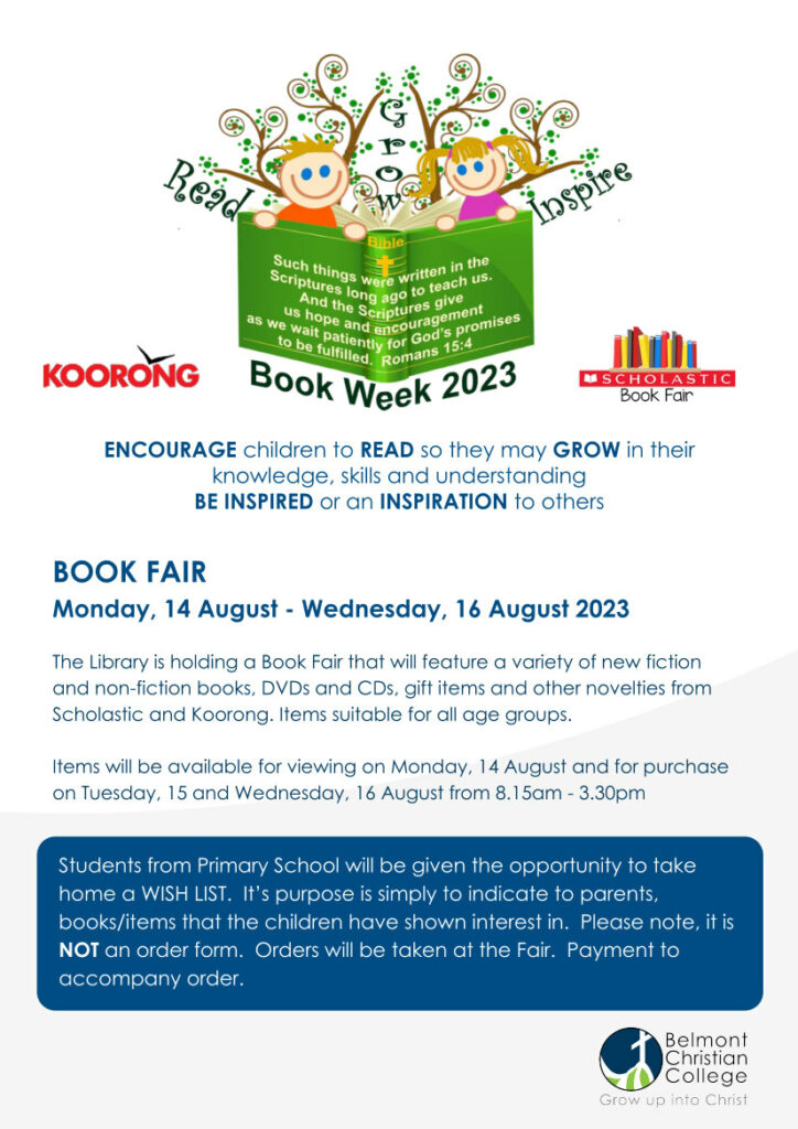Book Week 2023, Book Fair Flyer 2023 1